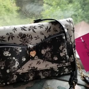 Betsy Johnson wallet style handbag. NWT